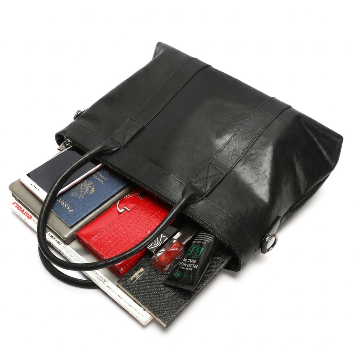 Sac cabas homme et femme | Compartiment spacieux | Cuir résistant