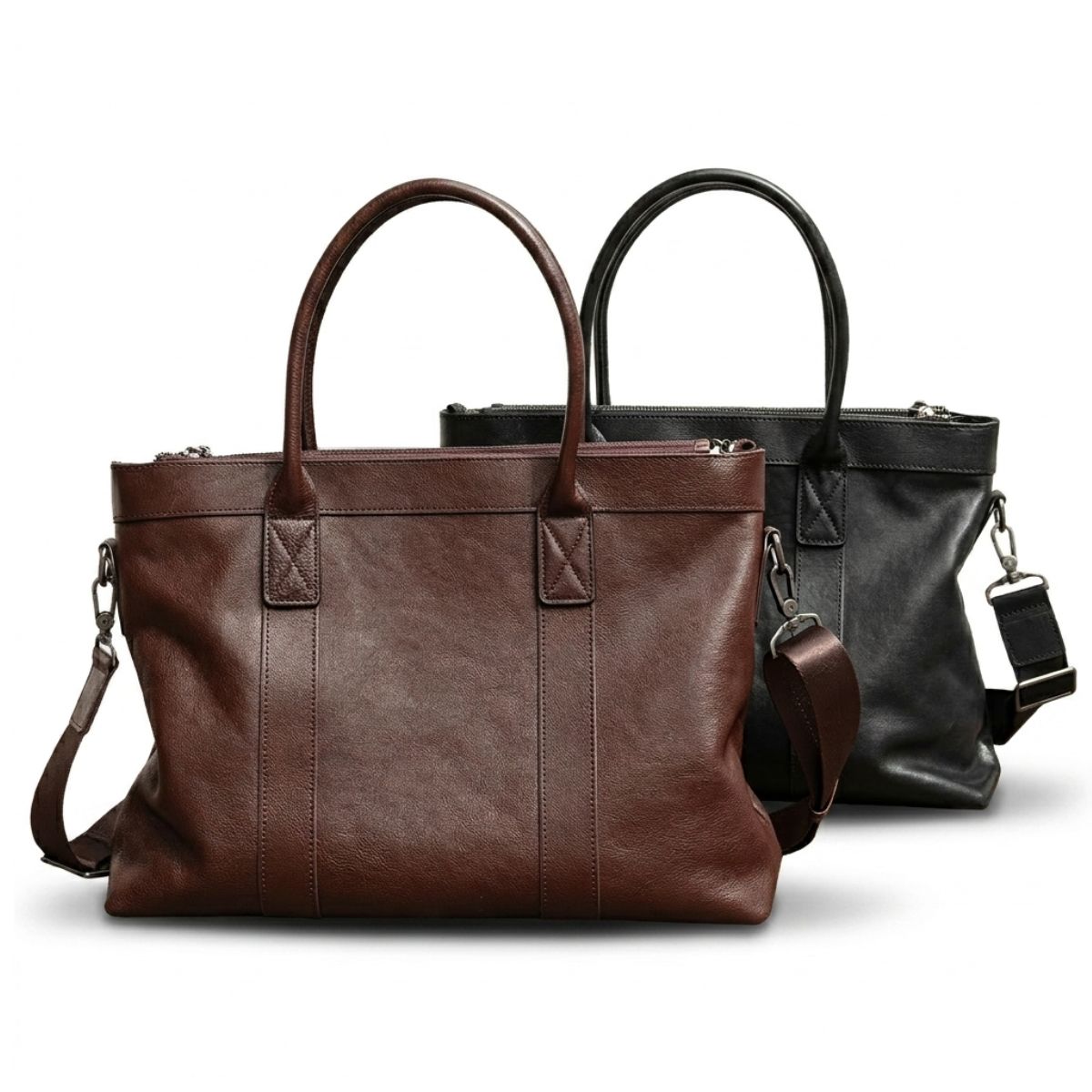 Sac cabas homme et femme | Compartiment spacieux | Cuir résistant