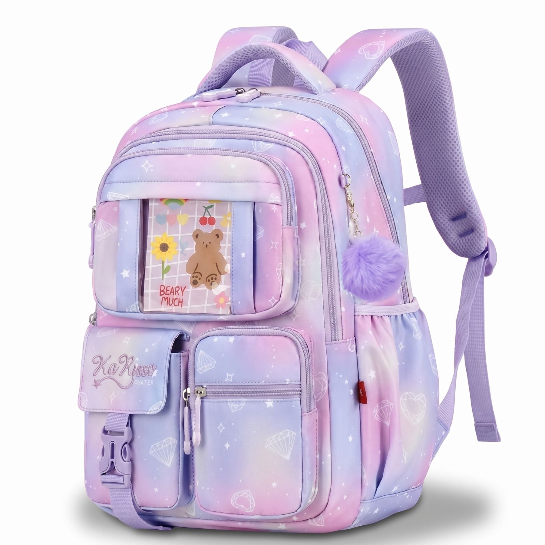 Sac scolaire Princesse Effet Brillant | Grande capacité | Oxford résistant | Style kawaii