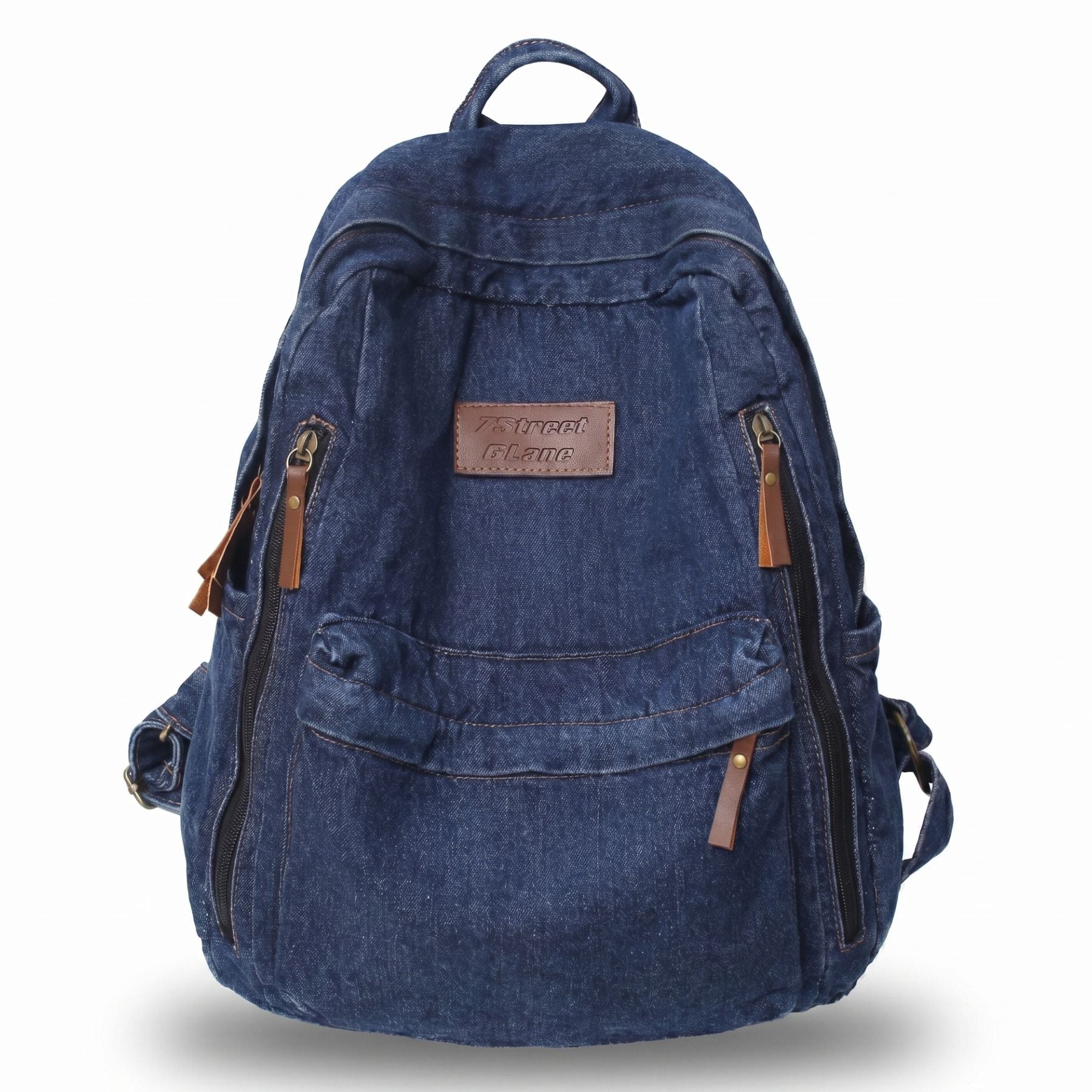 Sac scolaire en jean | Grande capacité | Tissu denim résistant