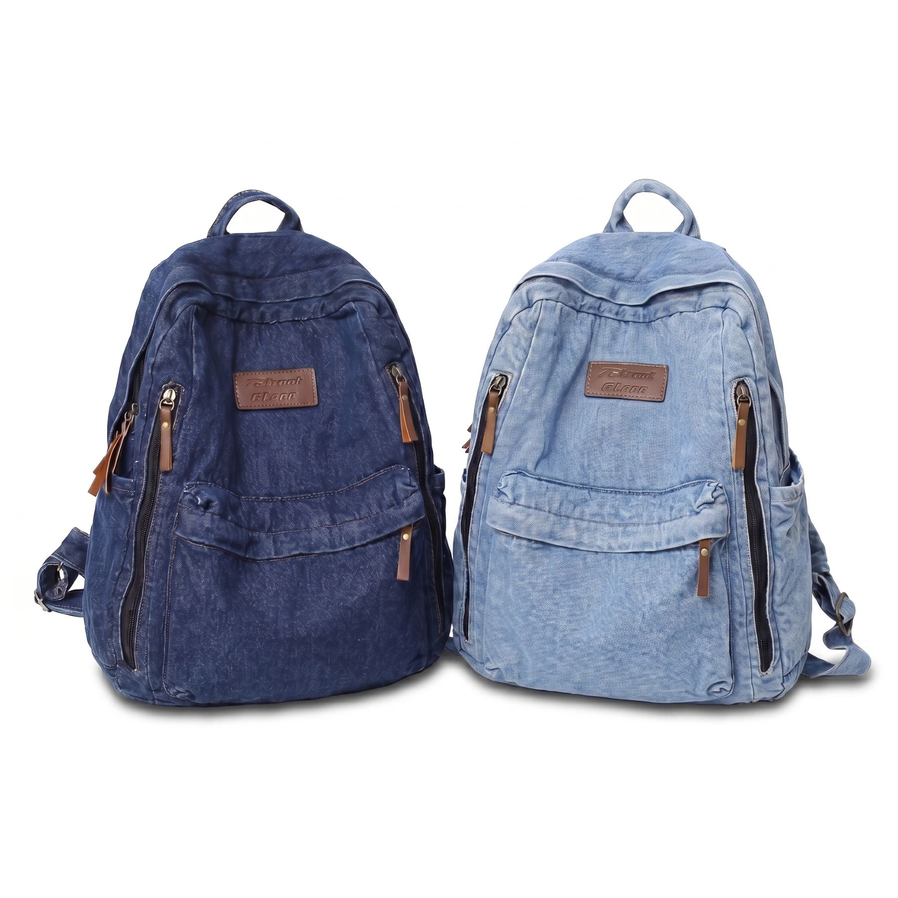 Sac scolaire en jean | Grande capacité | Tissu denim résistant
