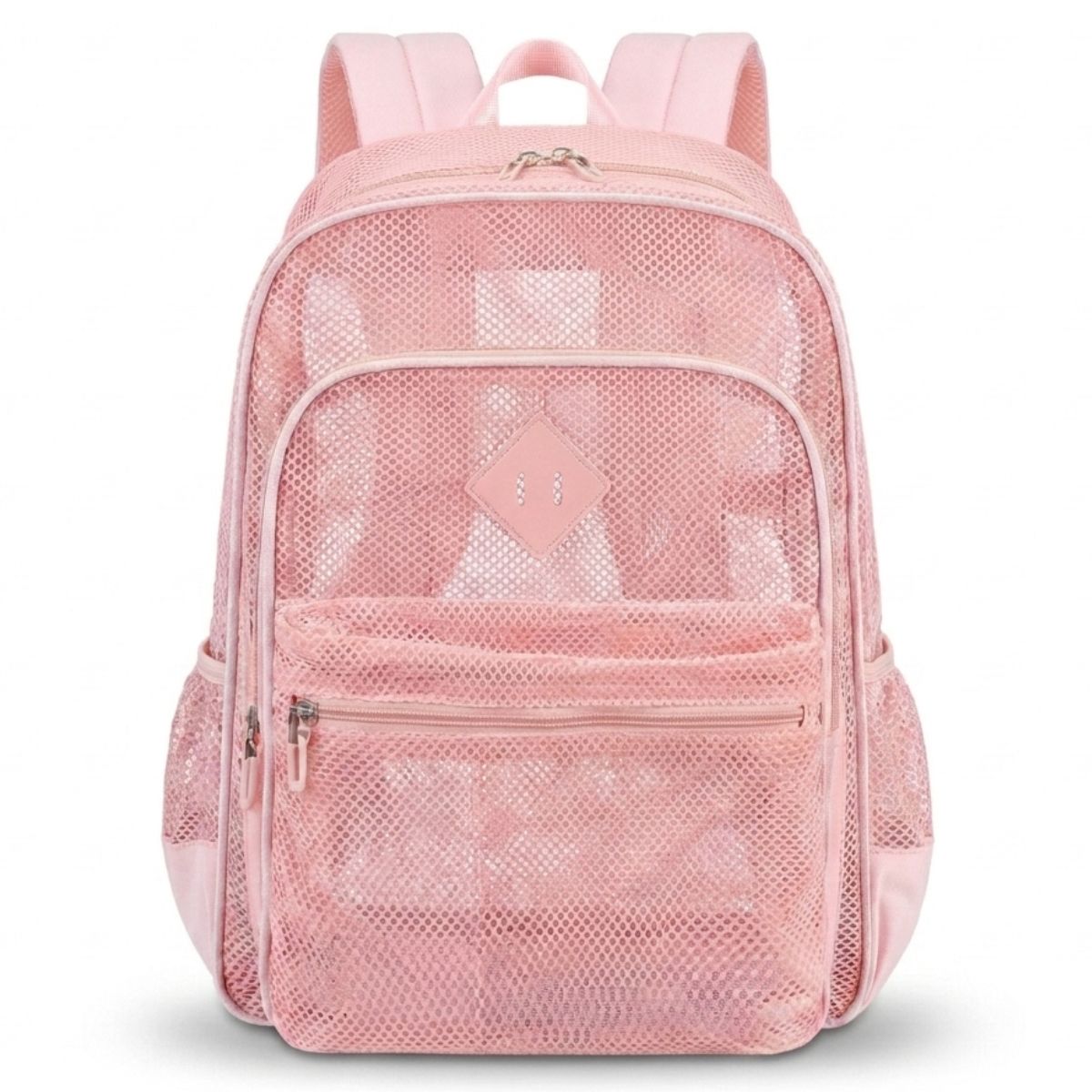 Sac scolaire filet unisexe | Multiples compartiments | Polyester léger