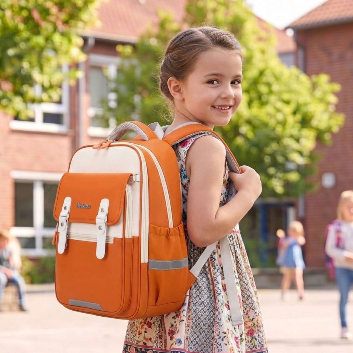 Sac scolaire Cloud pour enfant | Multiples poches | Oxford résistant