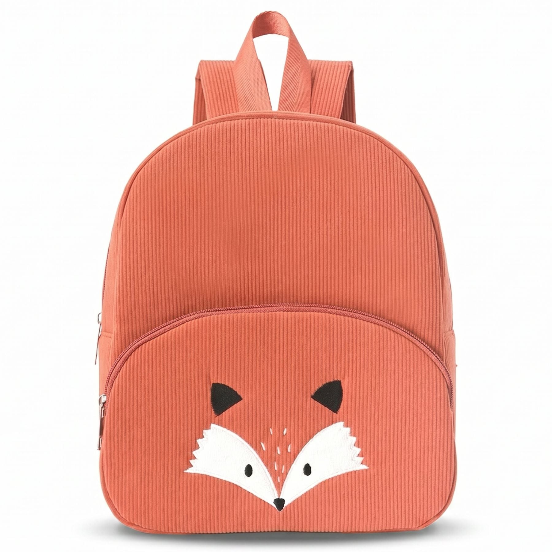 Sac scolaire renard maternelle | Bretelles confortables | Velours côtelé résistant