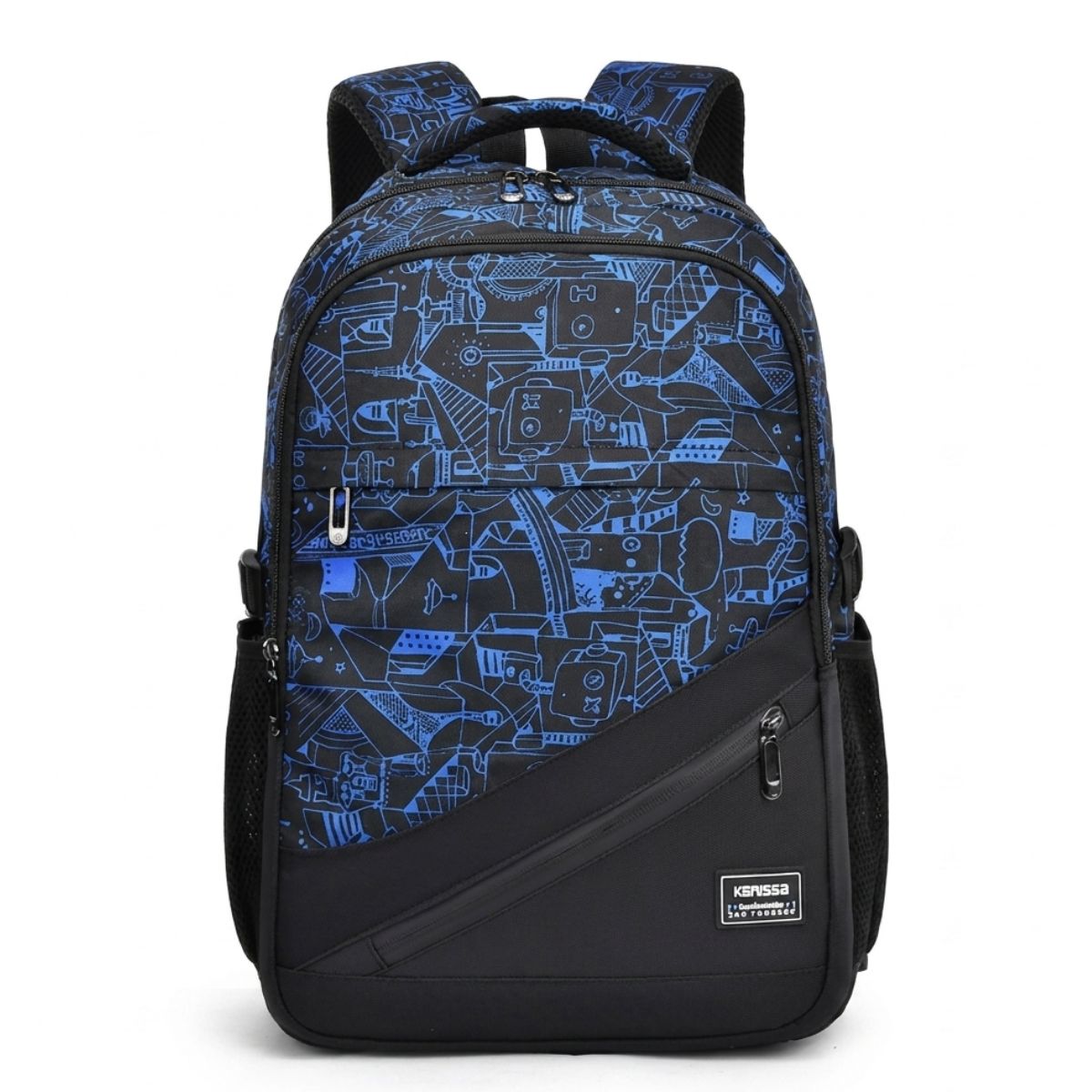 Sac scolaire streetwear pour garçon | Grande capacité | Polyester résistant | Tissu imperméable