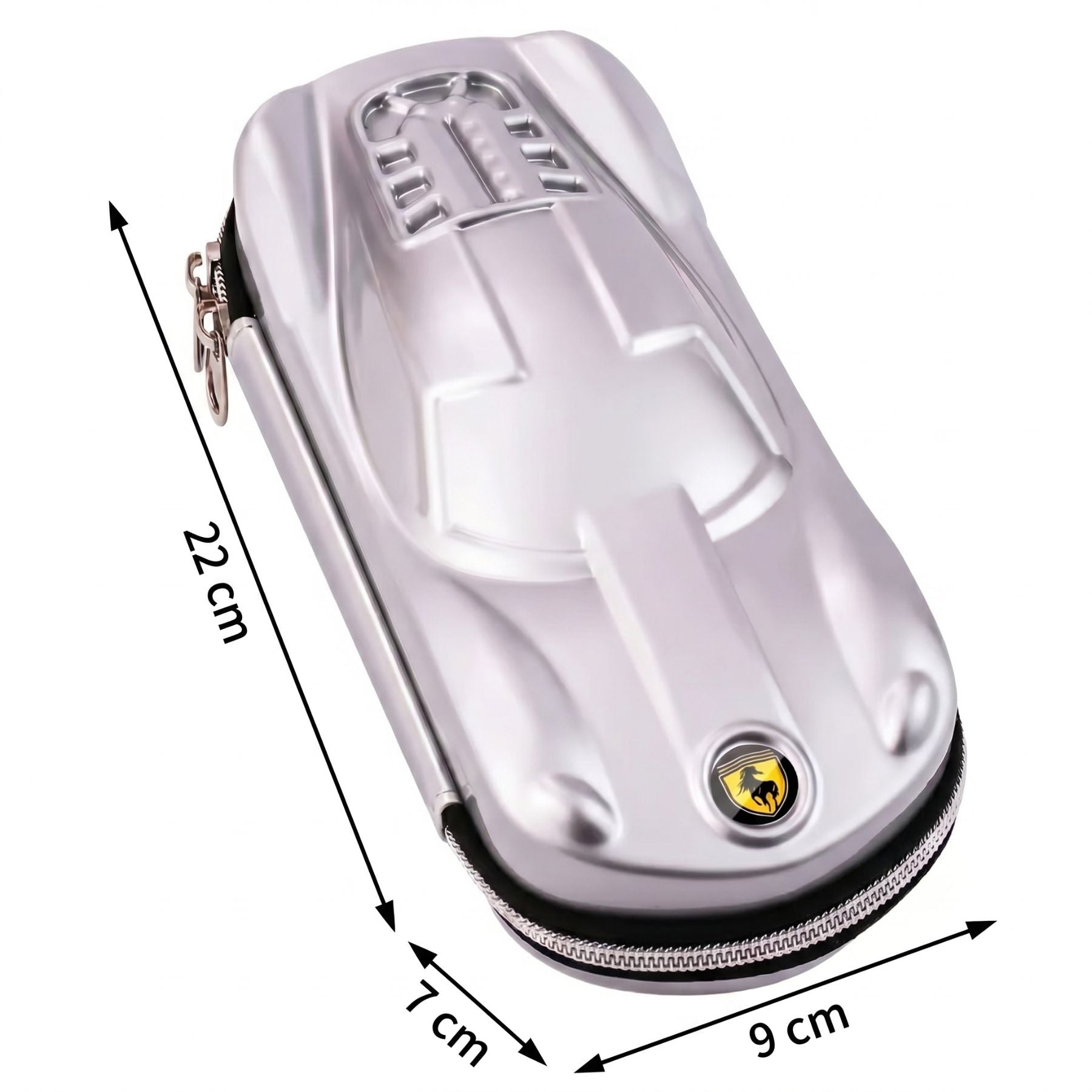 Trousse Scolaire 3D Voiture de Sport | Coque Rigide Anti-Choc | Grande Capacité | Idéale Garçon Primaire