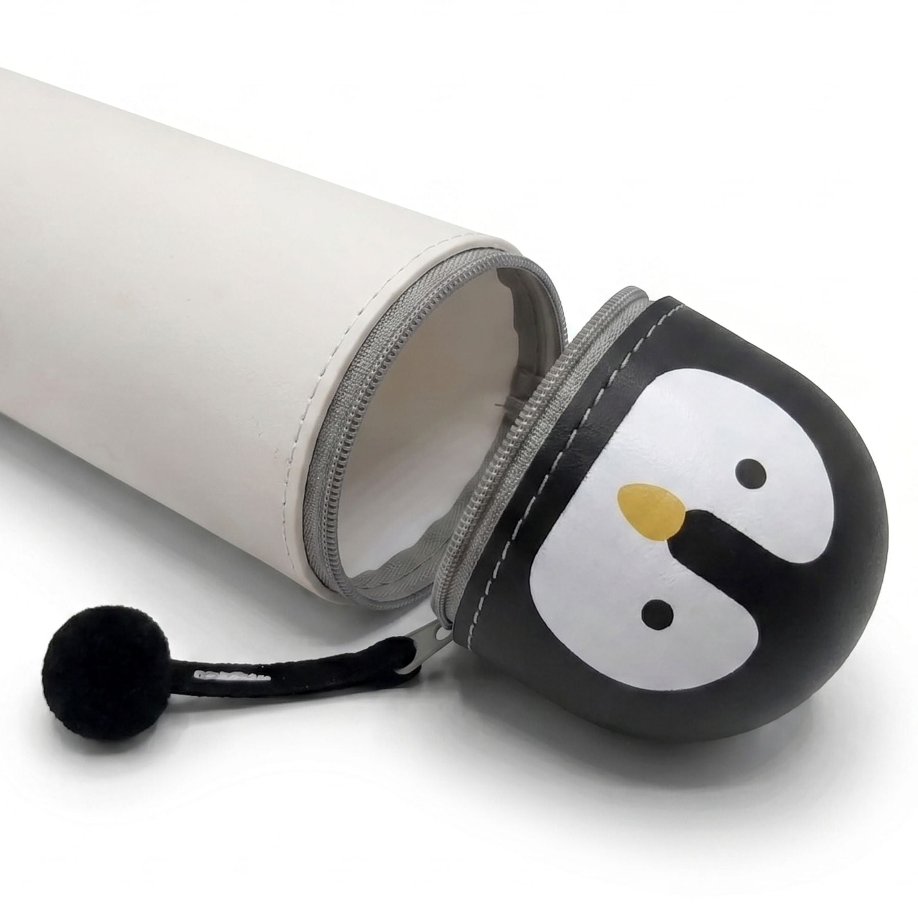 Trousse crayon Pingouin en silicone | Grande capacité | Protège les stylos facilement  | Facile à transporter et à nettoyer