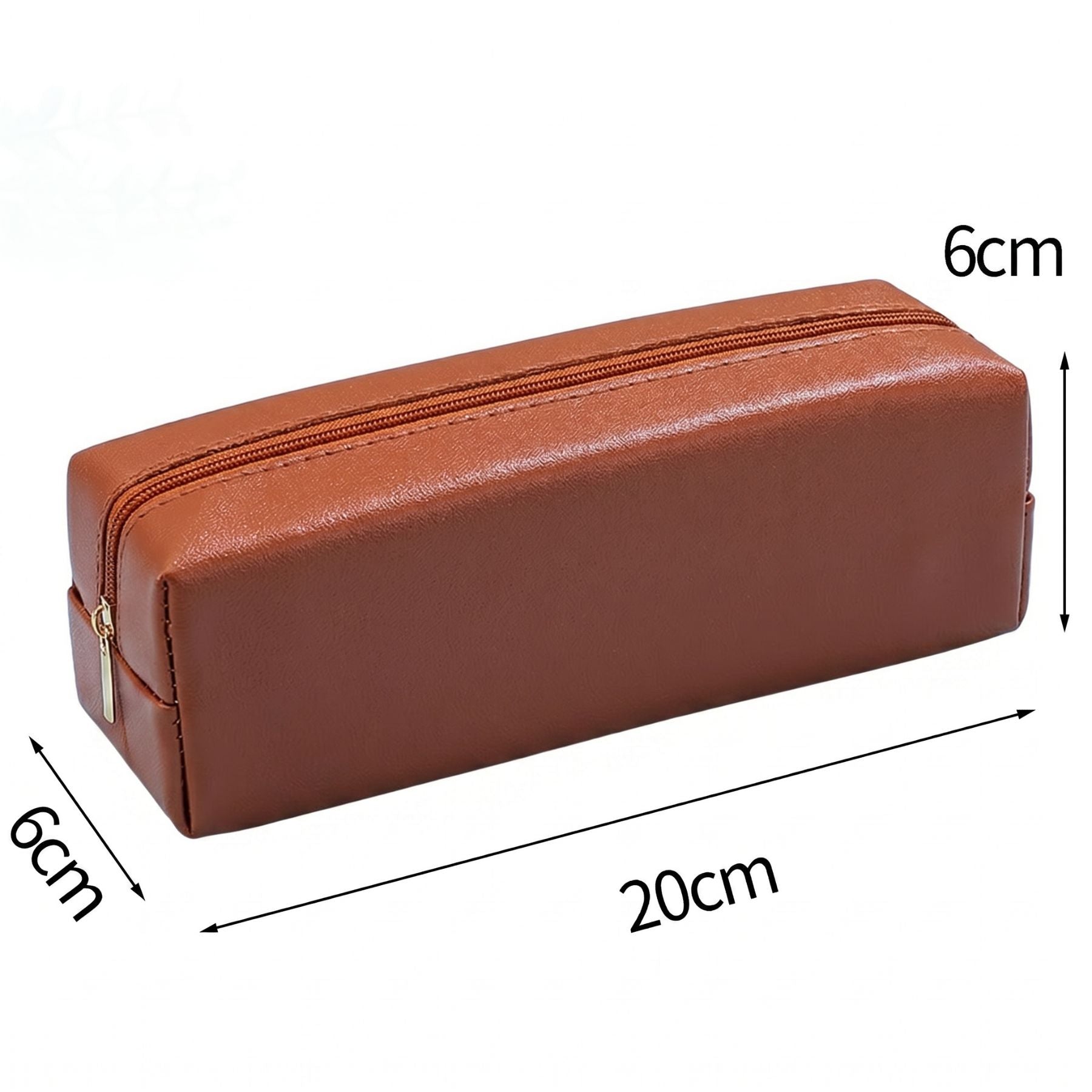 Trousse scolaire design épuré | Cuir PU résistant | Grande capacité | Rangement rapide