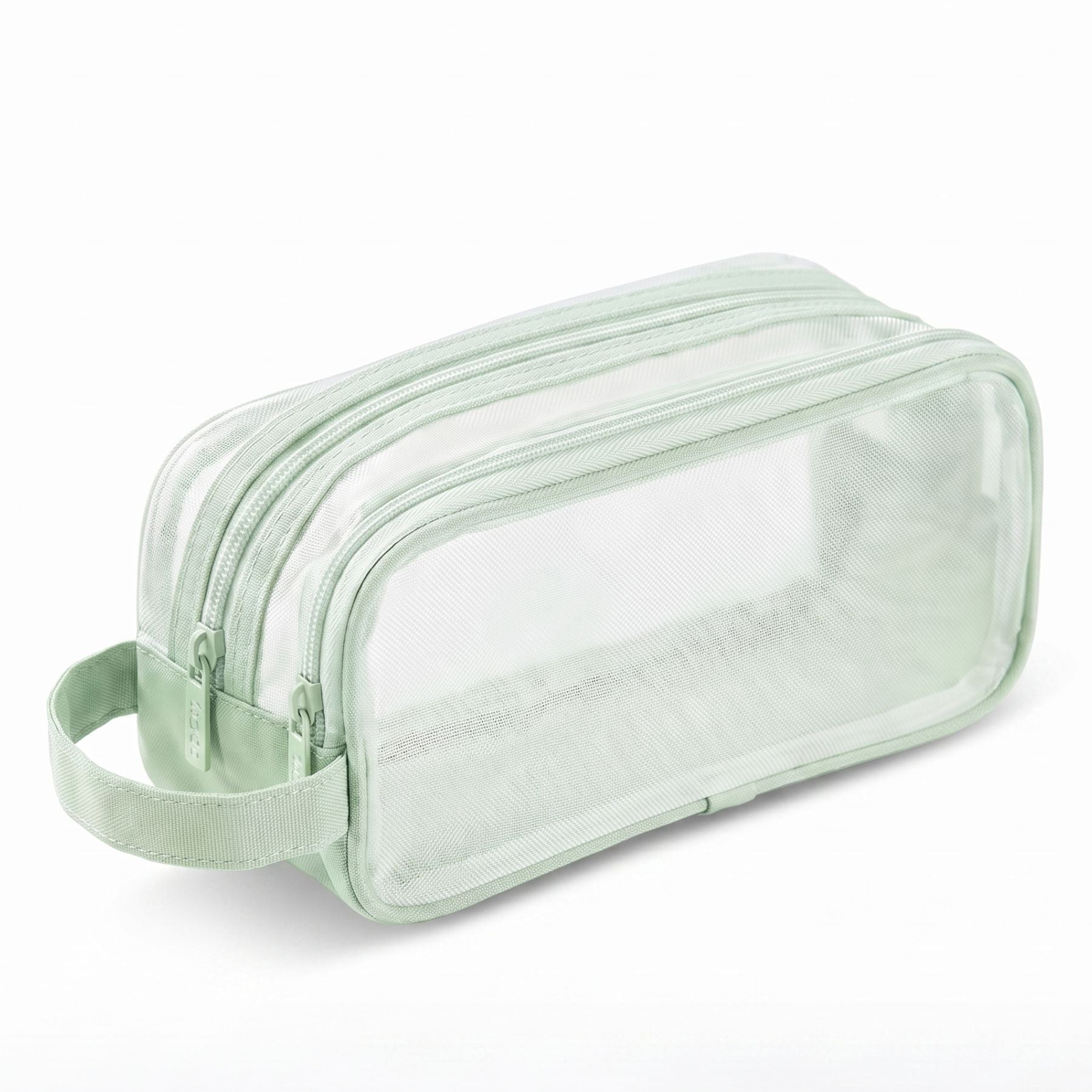 Trousse scolaire maille transparente | Double compartiment | Format pratique | Rangement visible et efficace