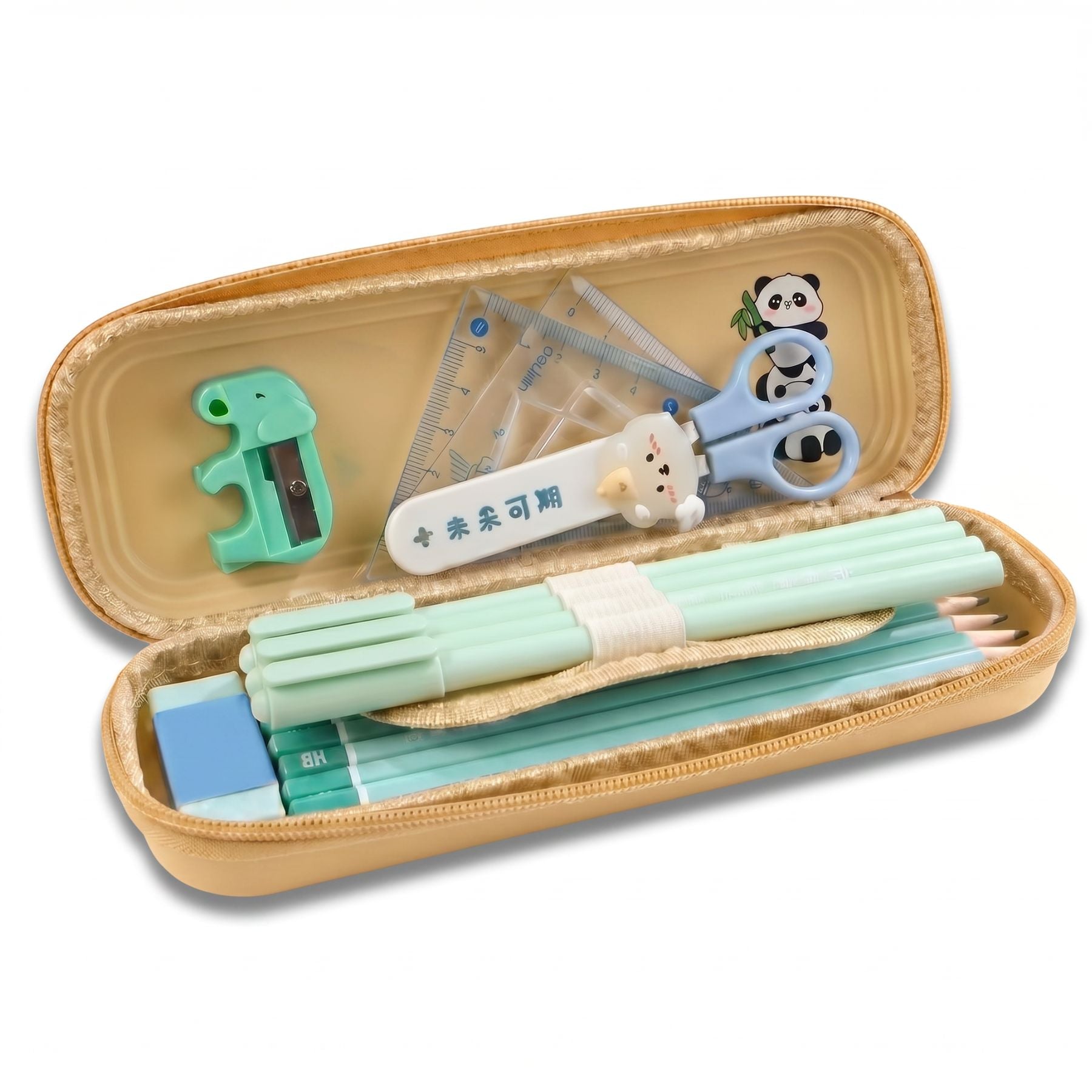 Trousse à crayons capybara | Coque rigide waterproof | Compartiment unique grande capacité | Protège et organise