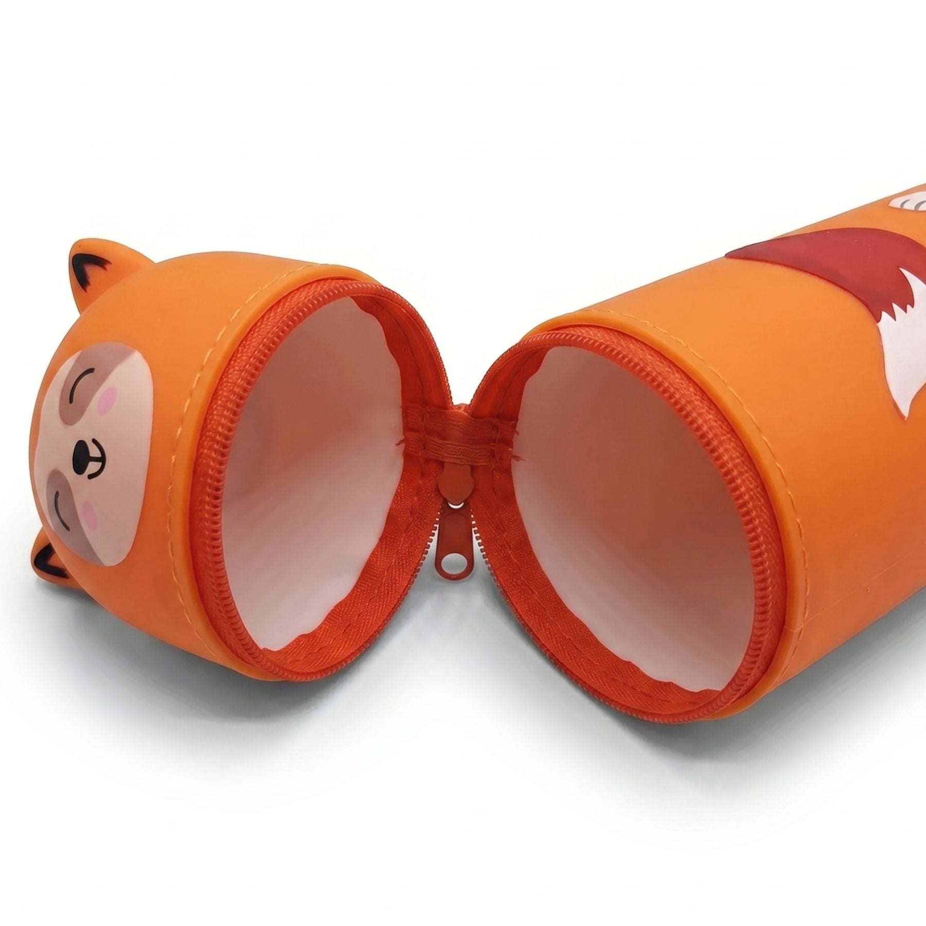 Trousse renard en silicone | Motif cartoon | Grande capacité | Résistante et pratique au quotidien