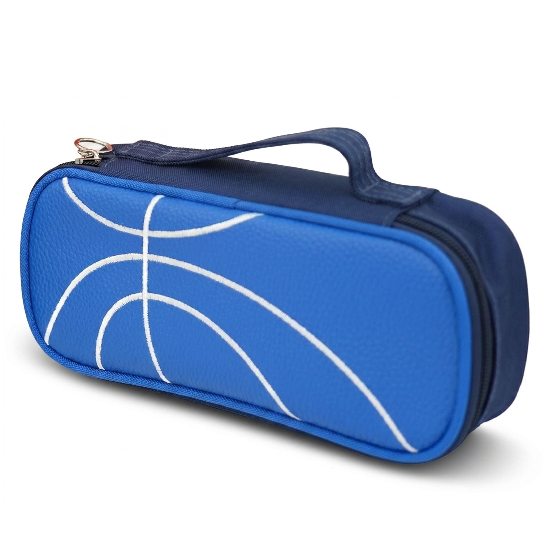 Trousse scolaire basketball | Tissu Oxford résistant | Grande capacité zippée | Organisation pratique au quotidien