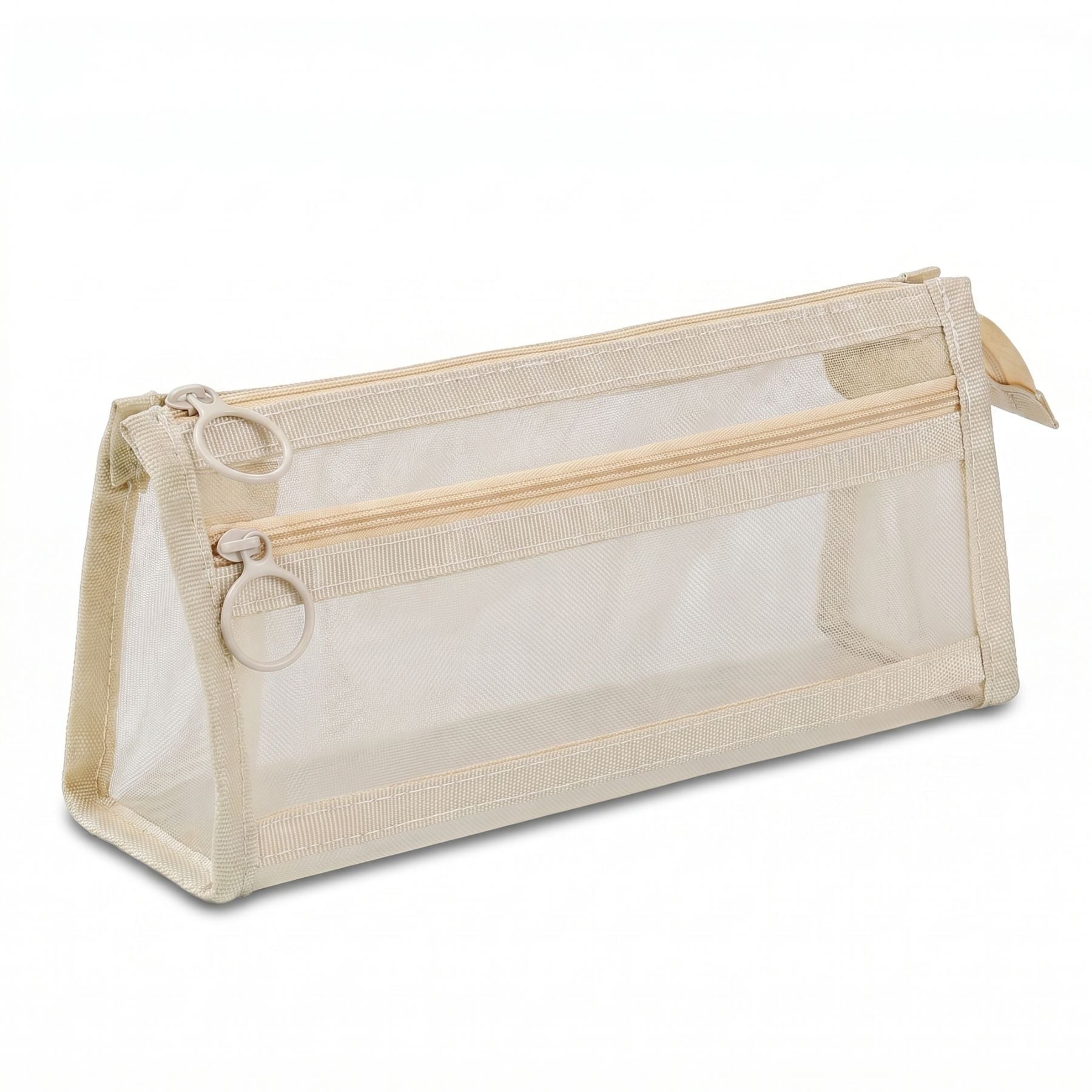 Trousse scolaire transparente | Double compartiment | Grande capacité | Visualisation rapide du contenu