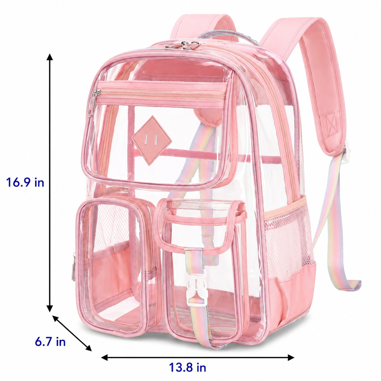 Transparent Kawaii Backpack | Large Capacity | Waterproof PVC
