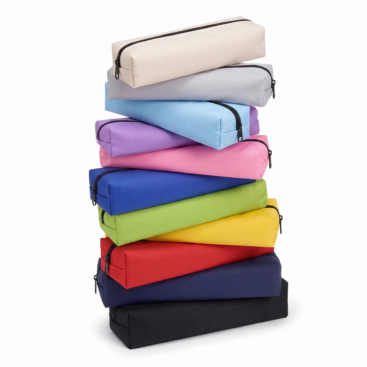 Trousse scolaire rectangulaire | Grande capacité et compacte | Tissu résistant Oxford | Rangement simple et efficace